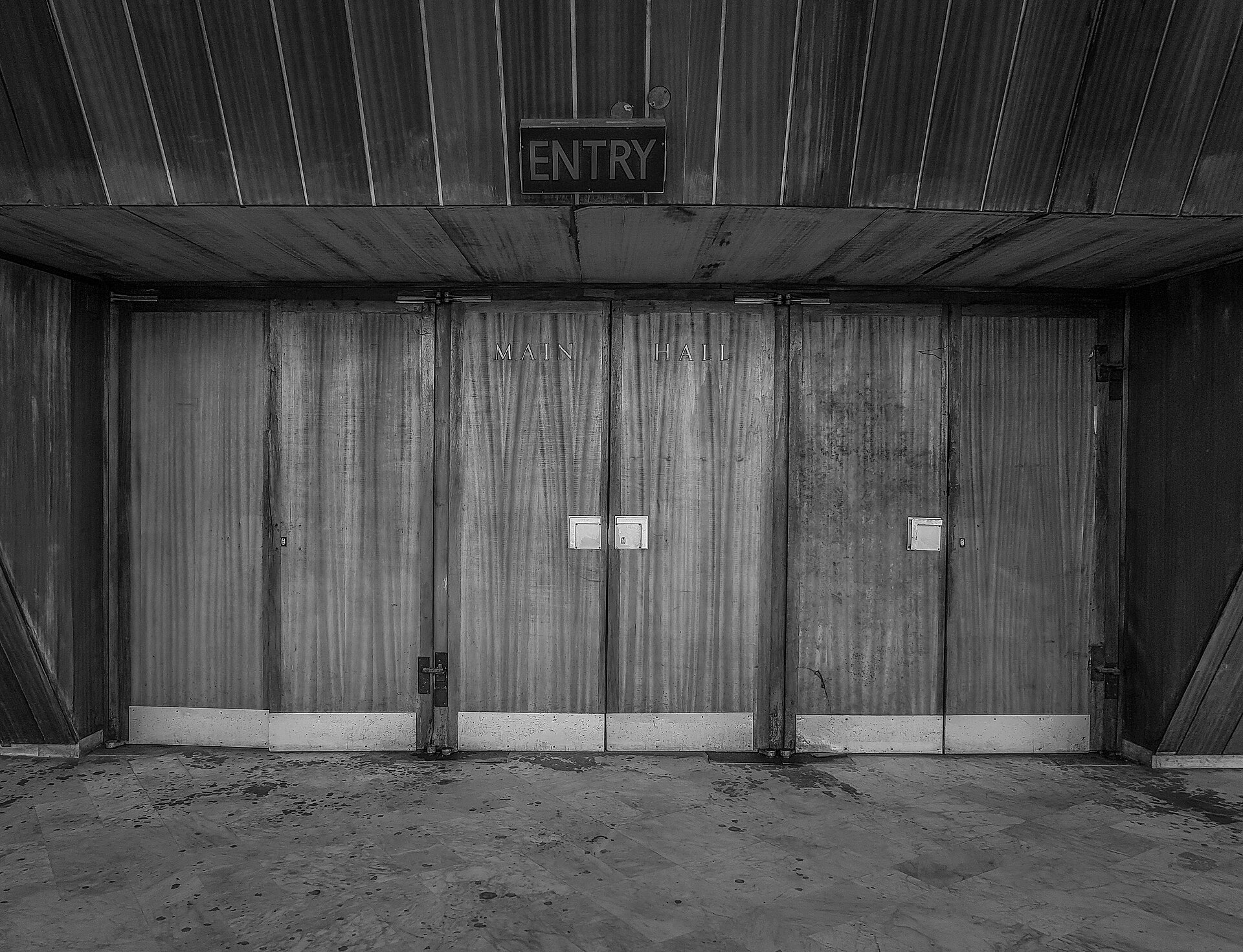 Entrance of the cinema halls at the National Theatre in Iganmu, Lagos