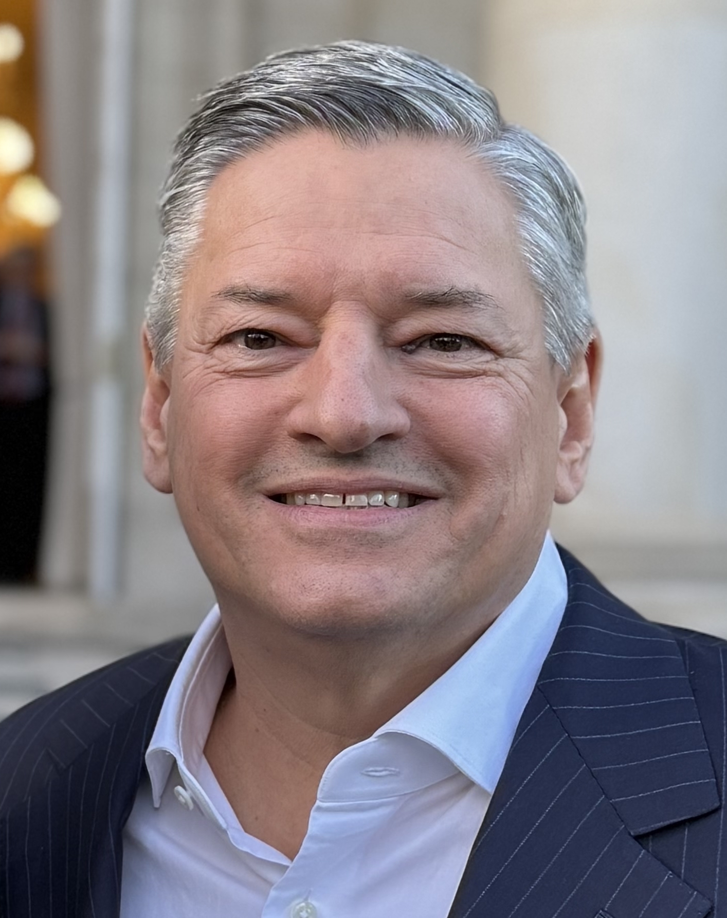 Netflix co-CEO Ted Sarandos at the British Embassy in Washington, D.C., December 2024
